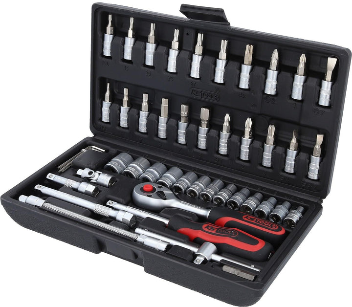 KS Tools 911.0646 1/4" Steckschlüssel-Satz, 46-tlg, 46-tlg