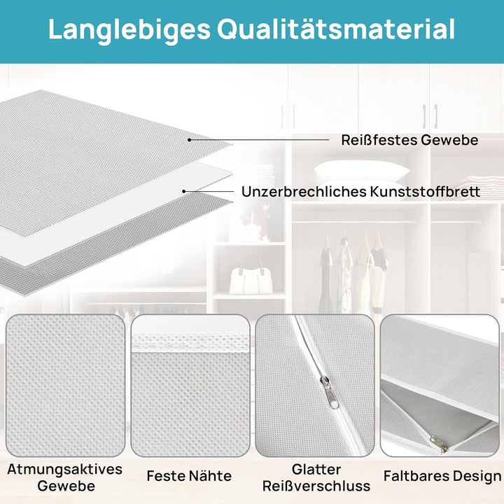 Vtopmart 12 Pack Kleiderschrank Organizer, Faltbare Schrank Organizer Kleiderschrank, Aufbewahrungsb