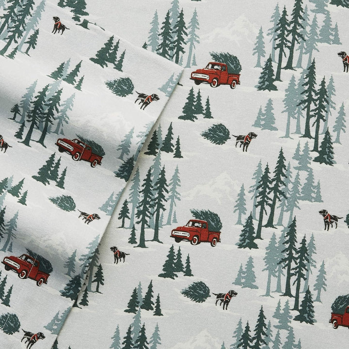 Eddie Bauer Bettlaken-Set King grün, King Grün