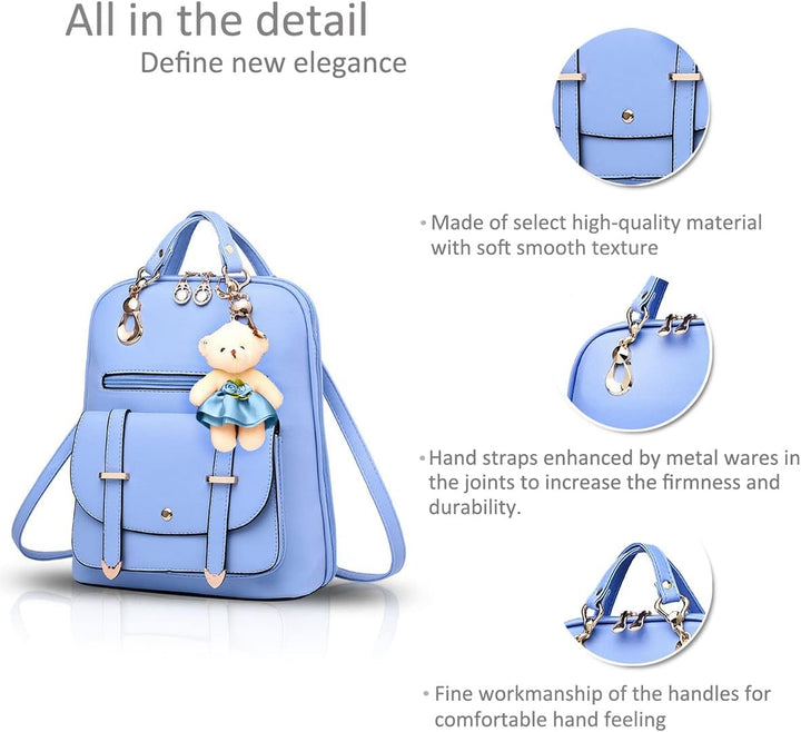 NICOLE&DORIS Damen Rucksack Mädchen Schulrucksäcke Rucksack Hochschulreise im Freienbeutel Mädchen S