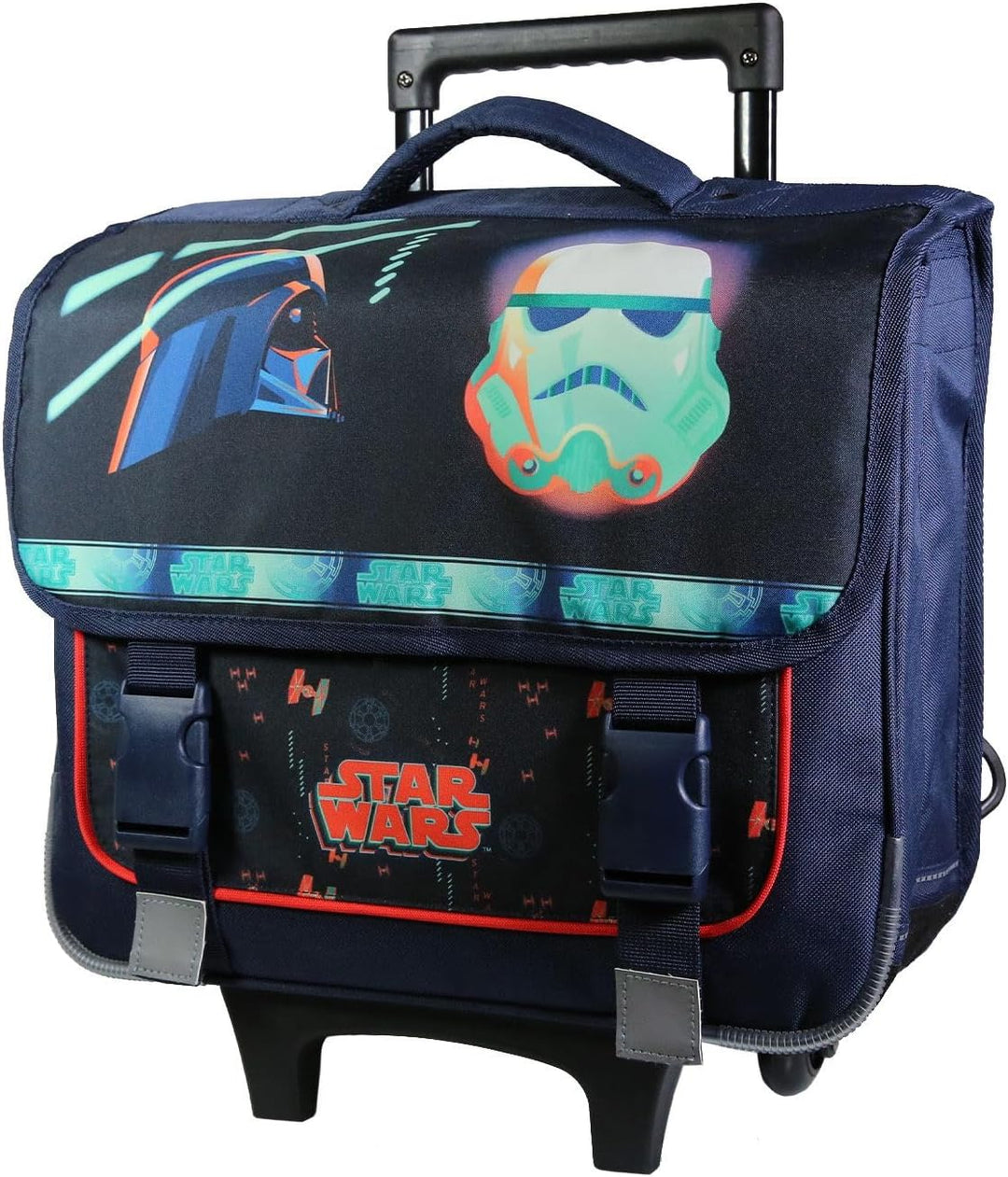 Bagtrotter Schulranzen mit Rollen 38 cm Disney Star Wars Blau