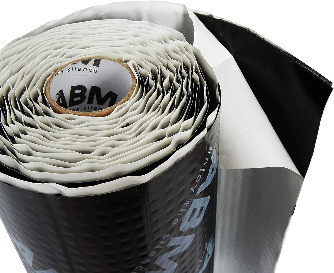 ABM Alubutyl 2 Rollen (2,5 mm x 40 cm x 5 Meter) zusammen2 m² Dämmmatte Anti Dröhn Sounddämmung Dämm