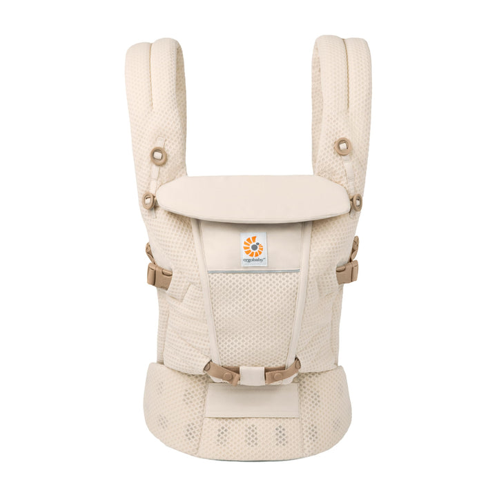 Ergobaby Adapt Babytrage für Neugeborene ab Geburt, 3-Positionen SoftFlex Mesh Ergonomische Babybauc