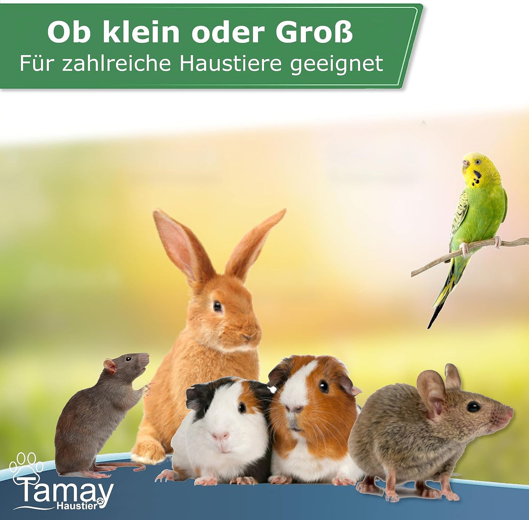 Tamay Nagermatten aus 100% Hanf, 100 x 50cm I Premium Nagerteppich als staubfreie Käfig Bodenbeckung