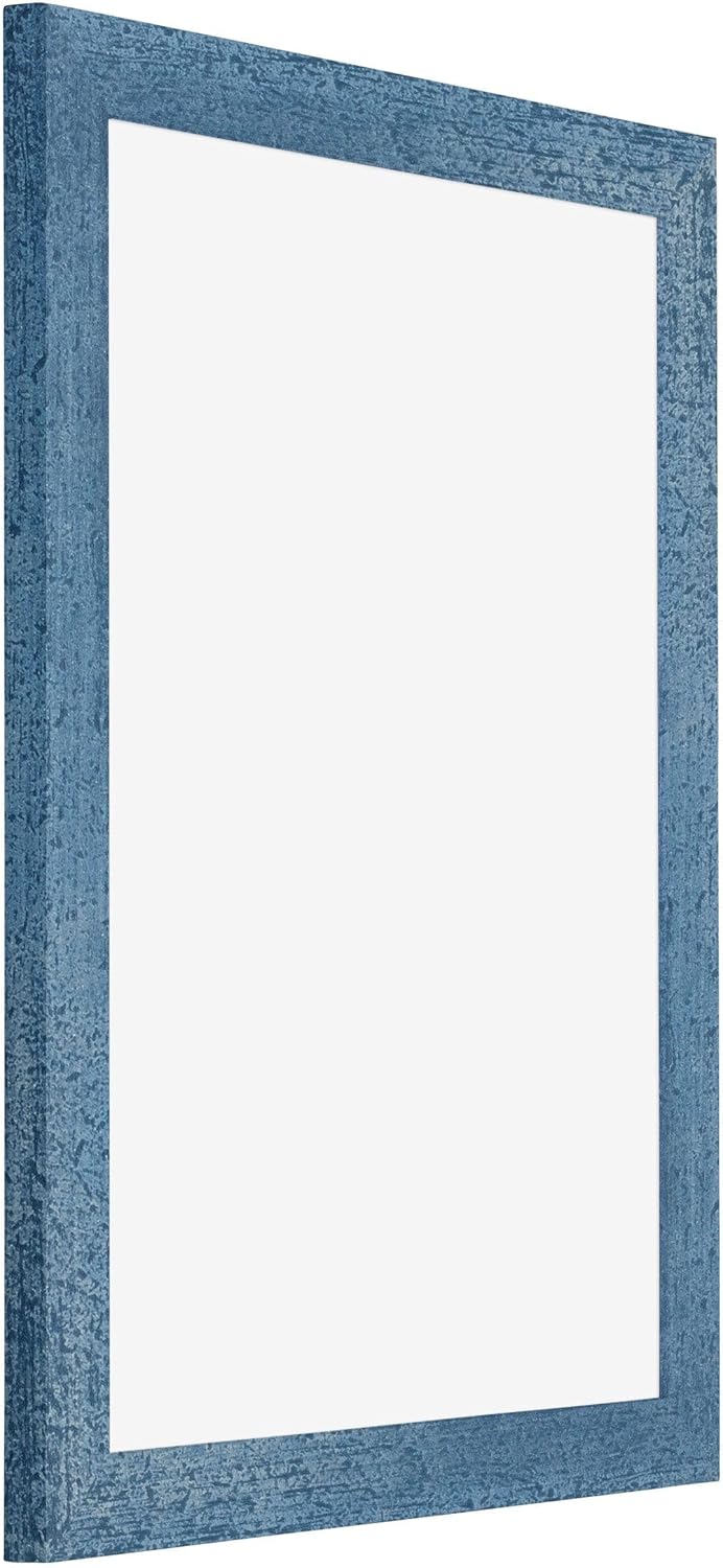 yd. Your Decoration - Bilderrahmen 75x100 cm - Hellblau Gewischt - Bilderrahmen aus MDF mit Acrylgla