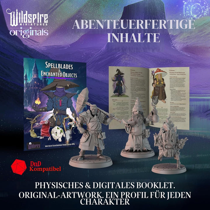 Wildspire Spellblades & Animated Objects Miniaturen für DND, D&D Miniaturen, Dungeons and Dragons Mi