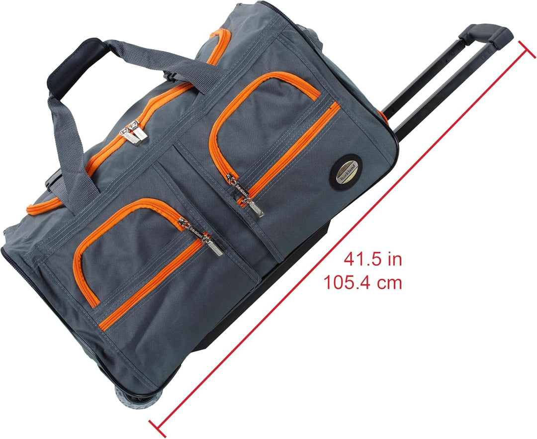 Rockland Reisetasche mit Rollen, anthrazit, Einheitsgrösse, Reisetasche mit Rollen Einheitsgrösse An