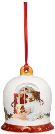 Villeroy &amp; Boch - Annual Christmas Edition Glocke 2022 6x6x7cm, Premium Porzellan, Sammlerstück Jahr