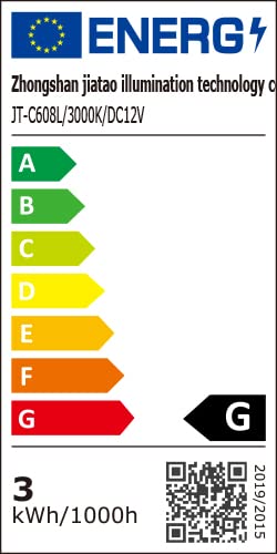 CICMOD 12V Spot LED Wohnmobil Möbeleinbaustrahler Dimmbar Einbauleuchten Camper Einbaustrahler mit A