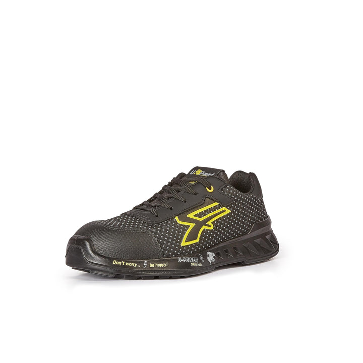 U POWER Unisex Matt Brandschutzschuhe 42 EU Schwarz, 42 EU Schwarz