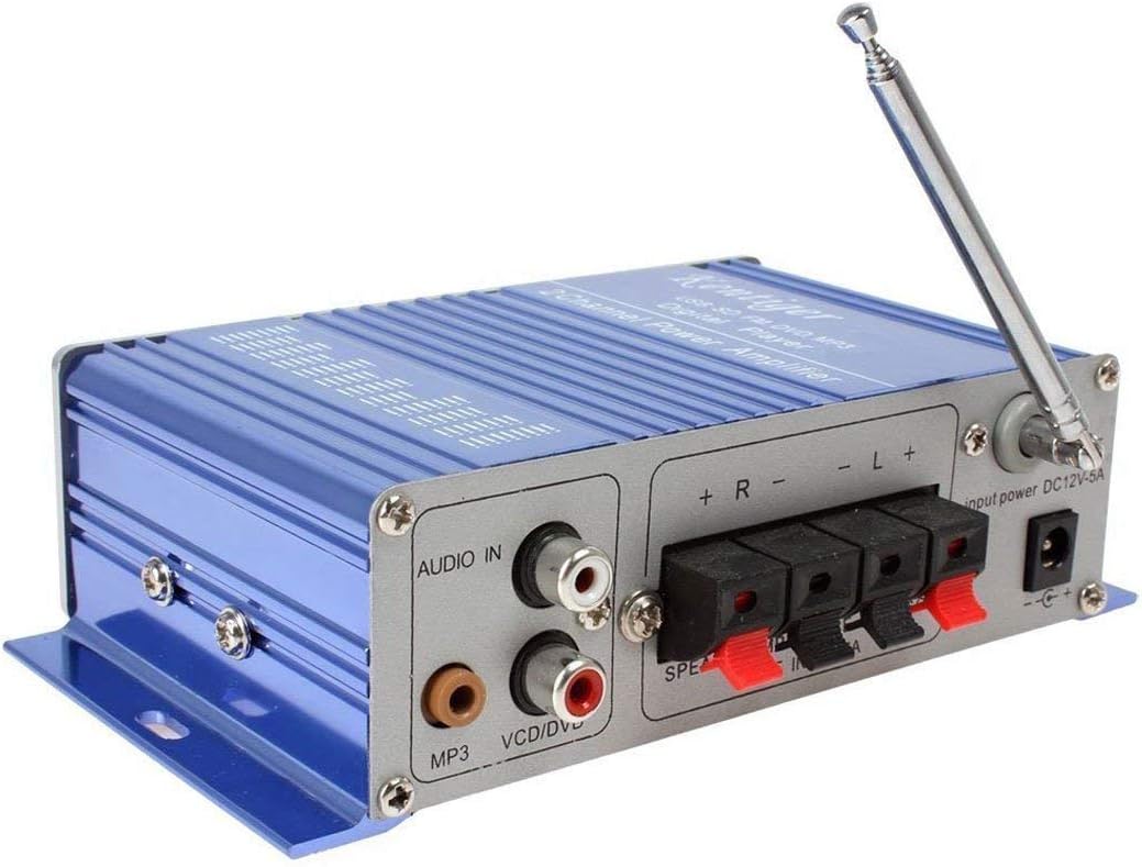 DollaTek 12V Mini HI-Fi Digital Stereo Audio Verstärker USB SD DVD FM Audio Stereo Radio MP3 Lautspr