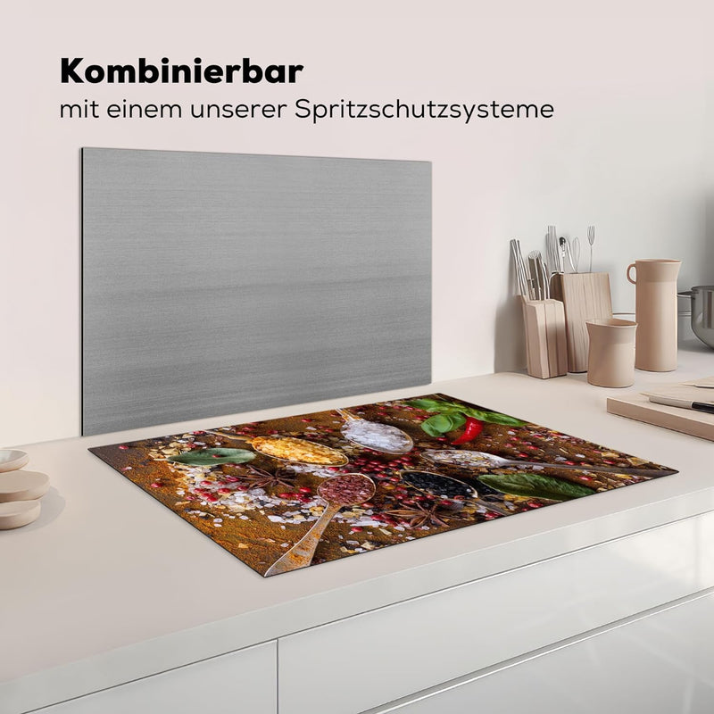 KitchenYeah© Herdabdeckplatte Einteilig Küche Abdeckplatte für Ceranfeld Abdeckung Induktionskochfel