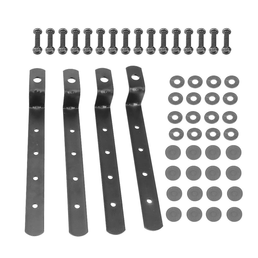 Seitenkastenhalterung, Fydun Universal Eisen Seitenkoffer-Montagehalterungen-Kit Motorrad-Modifikati