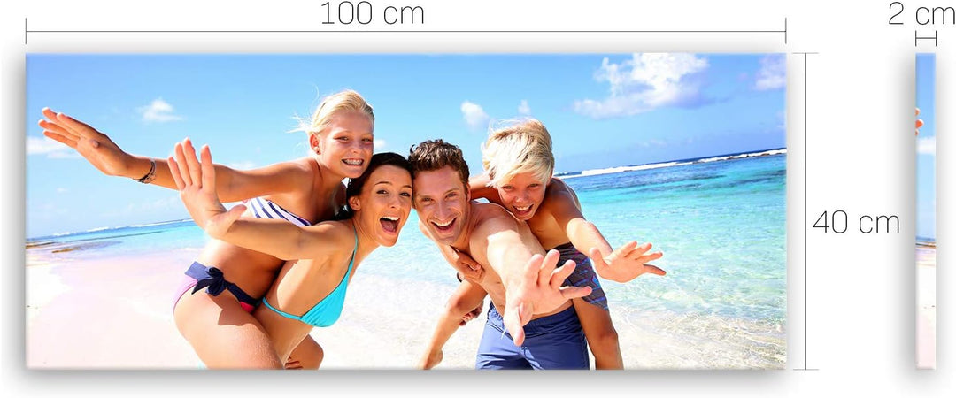 ge Bildet hochwertiges Leinwandbild Panorama - Ihr eigenes Foto - Ihr Wunsch-Motiv auf Künstler-Lein