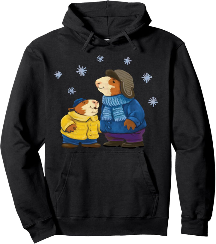 Kleines Meerschwein mit Mama Meerschweinchen Pullover Hoodie