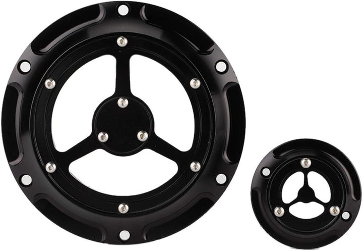 Timer Cover, Derby Cover, Aluminium Motorrad Derby Cover Timing Timer Cover Set für XL XR 883 1200(S
