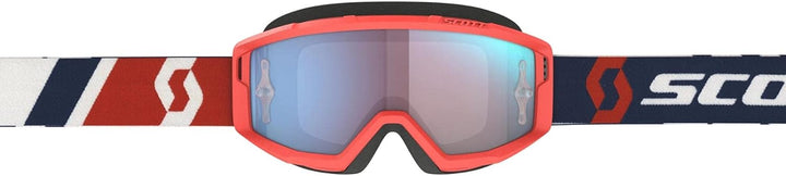 Scott Primal MX Goggle Cross/MTB Brille rot/blau/blau chrom works