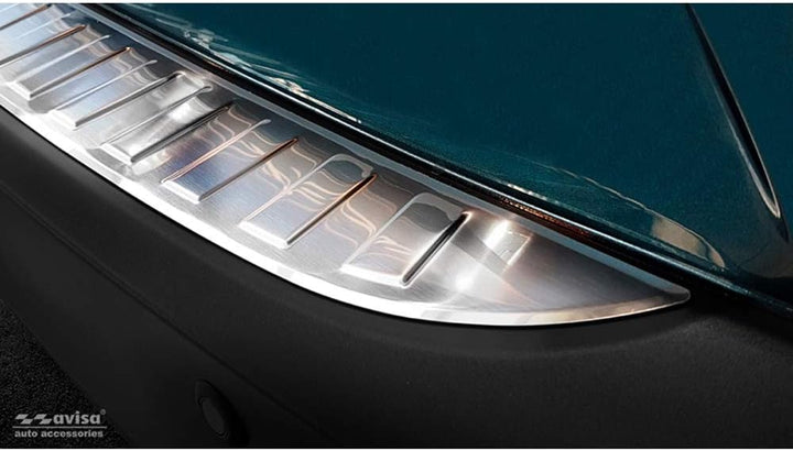 Avisa Edelstahl Heckstossstangenschutz kompatibel mit Mazda CX-3 2015- 'Ribs'