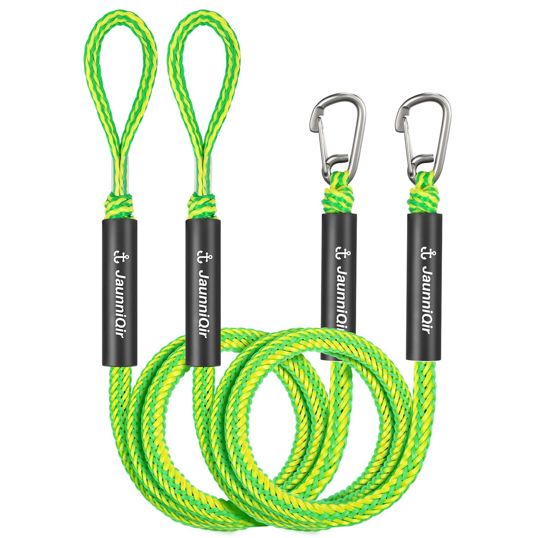 Bungee Boat Dock Line mit 316 Edelstahlclip Bootszubehör,213cm Anlegeleine für Boote, PWC, Kajak, Se