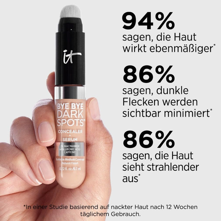 IT Cosmetics Bye Bye Dark Spots Concealer, 6,5 ml, Hochpigmentierter, langanhaltender Concealer für