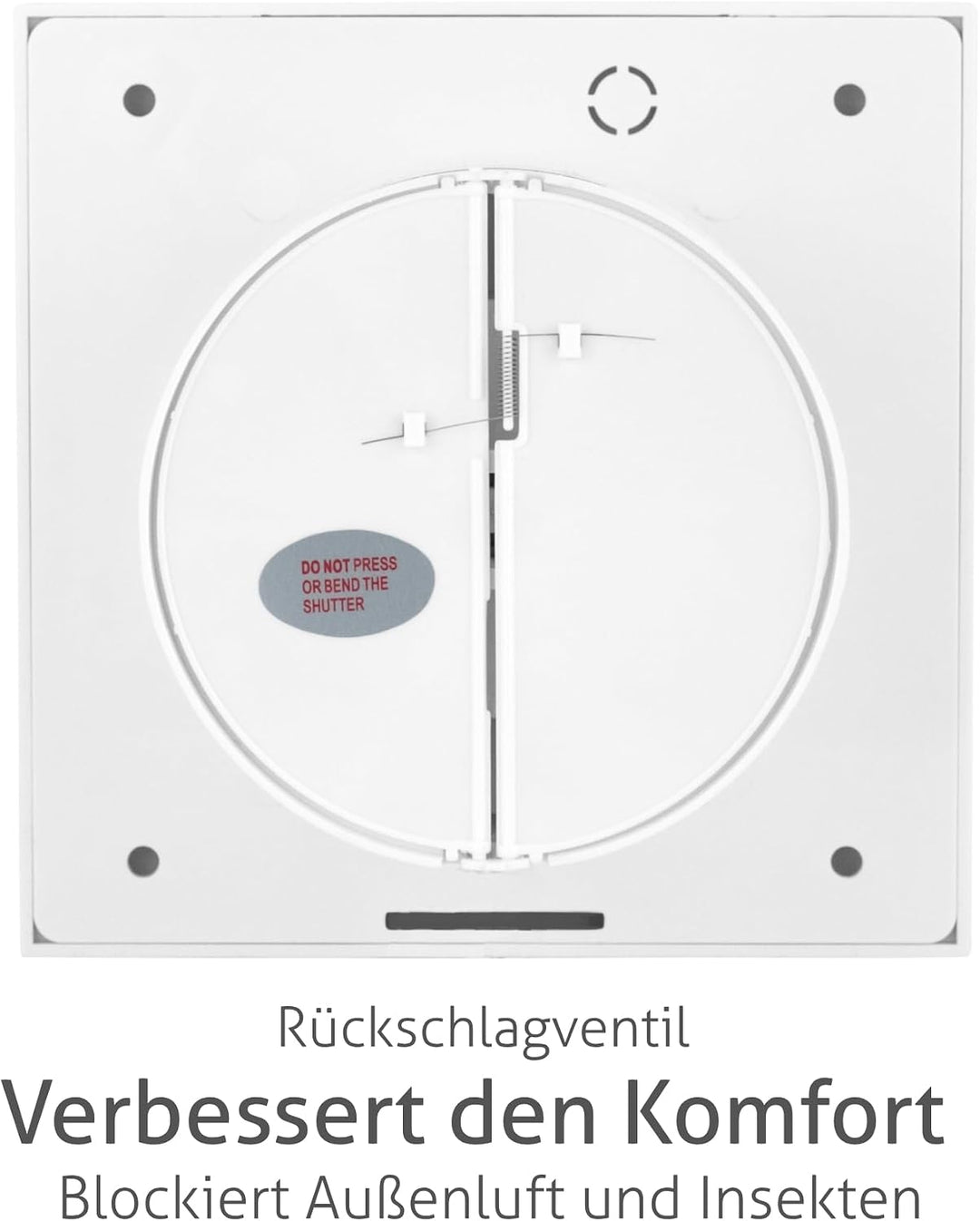 Turbionaire Arte 100 SC Bad Ventilator 100mm Verchromt für die Evakuierung Standard für Bad, Küche,