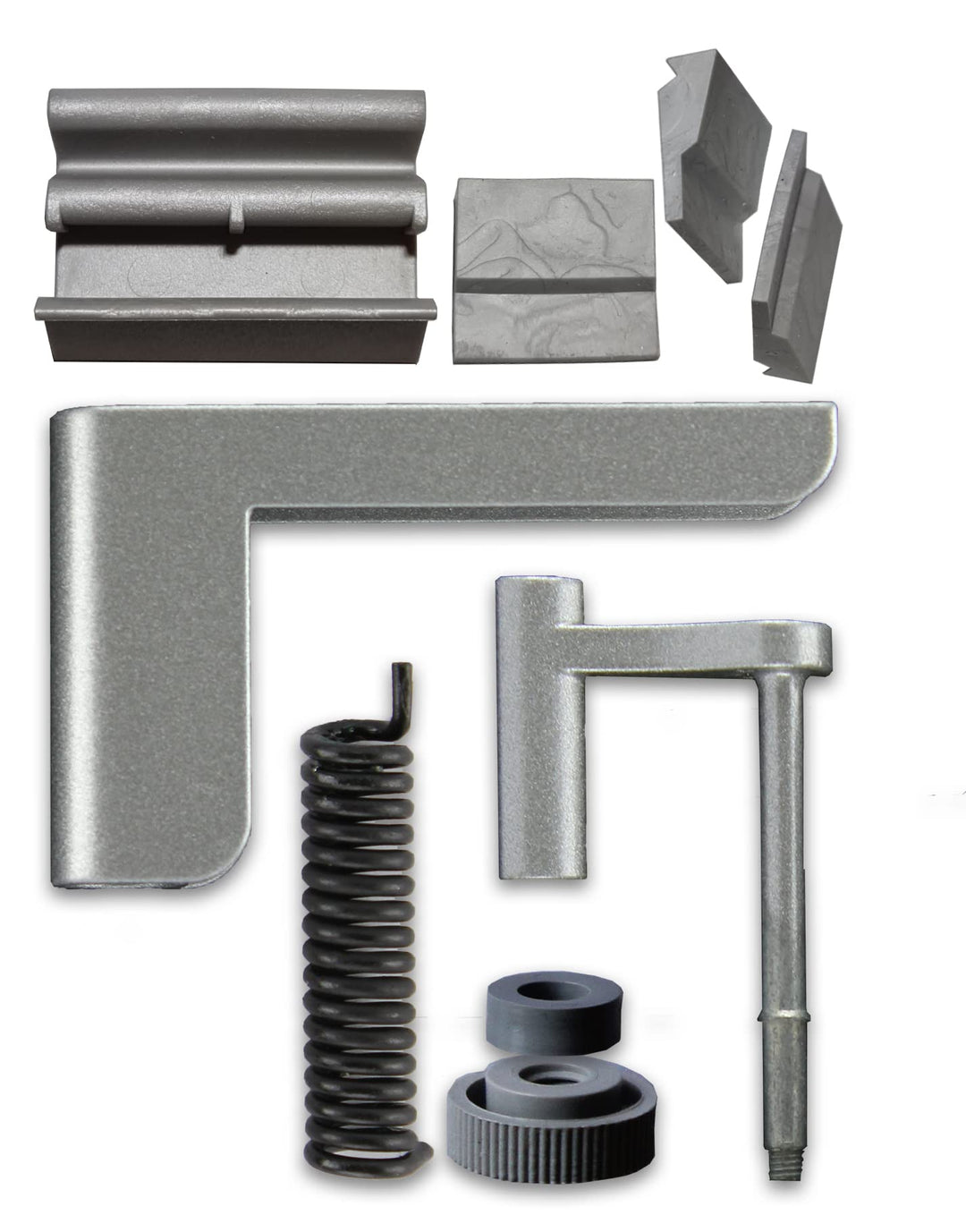 ClipFamily Haustier-Türset für Hunde und Katzen, Aluminium, Silber