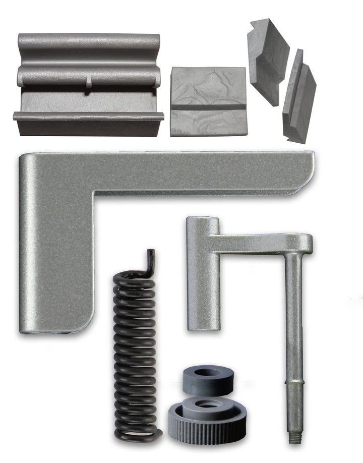 ClipFamily Haustier-Türset für Hunde und Katzen, Aluminium, Silber