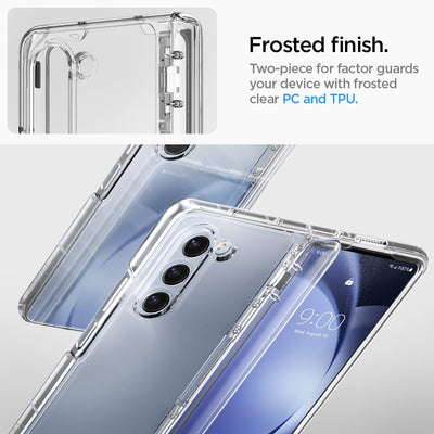 Spigen Thin Fit Pro Hülle Kompatibel mit Samsung Galaxy Z Fold 5 -Crystal Clear, Crystal Clear