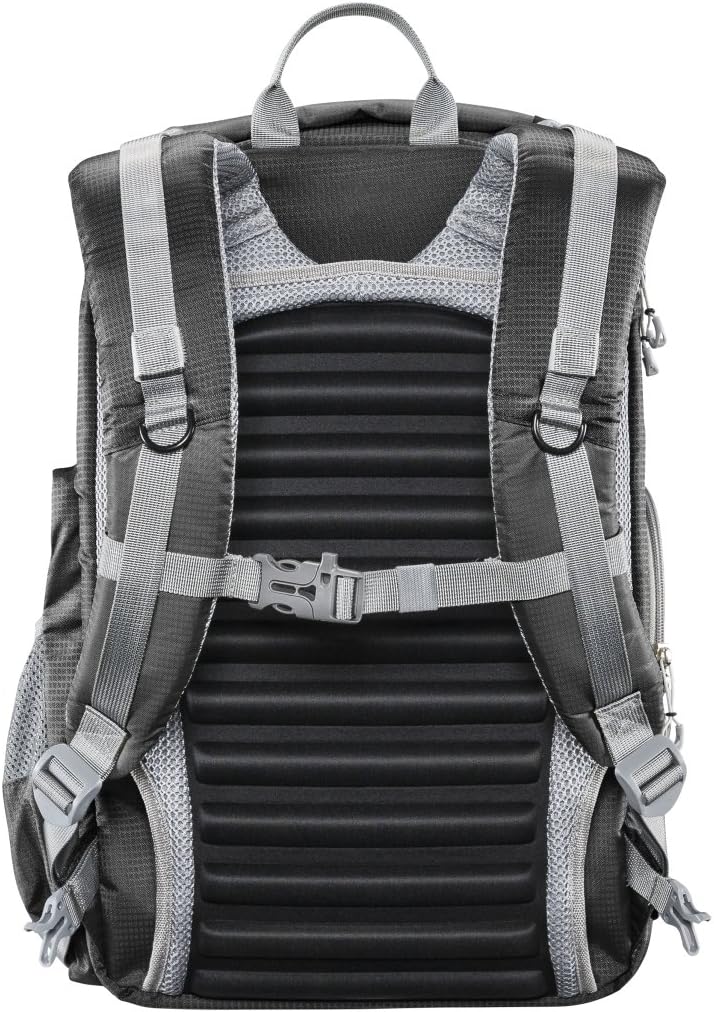 Mantona 20586 ElementsPro 30 Outdoor Rucksack (inkl. abnehmbarem Hüftgurt und Regenhülle, geeignet f