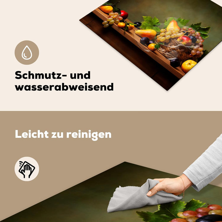 KitchenYeah© Herdabdeckplatte Einteilig Herdabdeckung Abdeckplatte für Ceranfeld Abdeckung Induktion