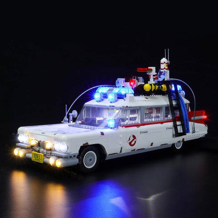 YEABRICKS LED Licht für Lego-10274 Creator Expert Ghostbusters ECTO-1 Bausteine Modell (Lego Set Nic