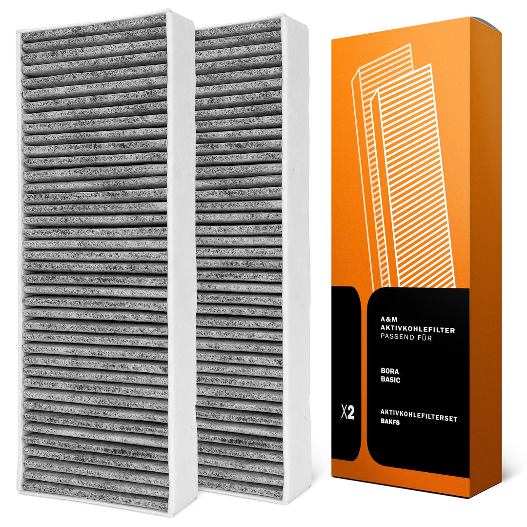 A&M® Aktivkohlefilter ähnlich BASIC hochwertige Aktivkohlefilter BIU/BHU/BFIU BAKFS (2er Pack)