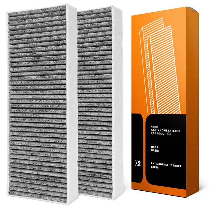 A&M® Aktivkohlefilter ähnlich BASIC hochwertige Aktivkohlefilter BIU/BHU/BFIU BAKFS (2er Pack)