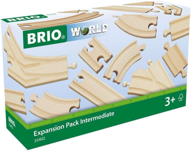 BRIO 63340200 Mittleres Schienensortiment