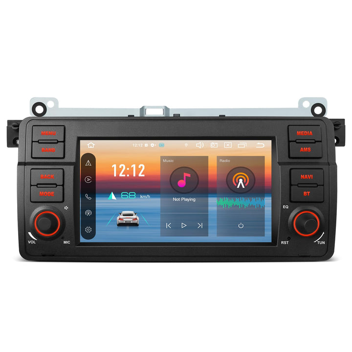 XTRONS 7 Zoll IPS Android 14 Autoradio mit Navi Octa Core 4+64GB für BMW E46 Rover ZT Eingebautes 4G