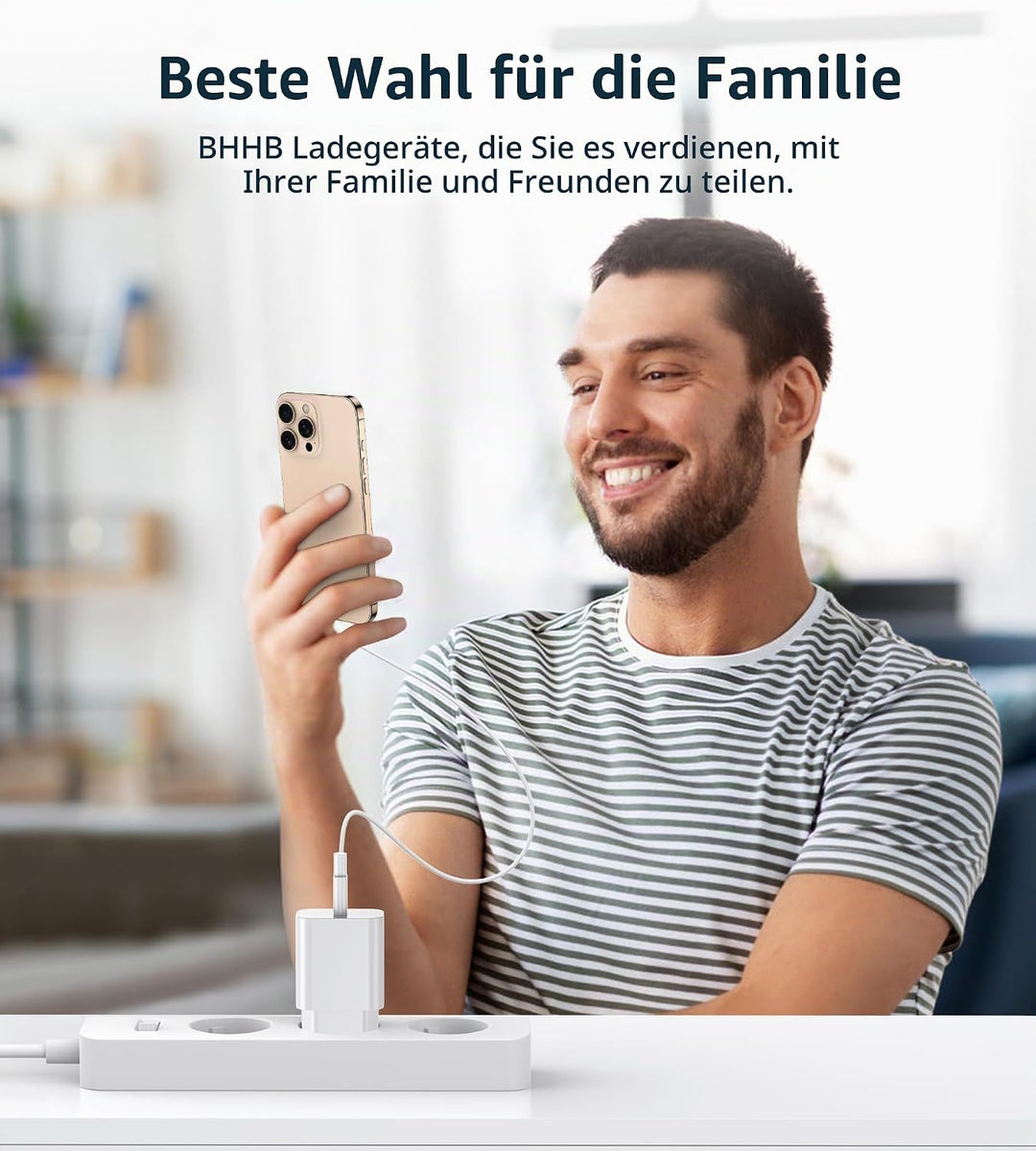 BHHB 20W USB C Ladegerät, A-pple Adapter Netzteil für i-Phone entwickelt, USB C Stecker mit i-Phone