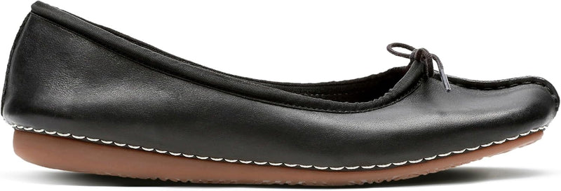 Clarks Damen Freckle Ice Ballerinas 35.5 EU Black Leather, 35.5 EU Black Leather