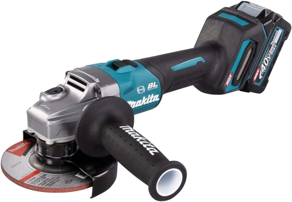 Makita GA005GM201 Akku-Winkelschleifer 40V max. / 4,0 Ah, 2 Akkus + Ladegerät im MAKPAC mit 2 Akkus