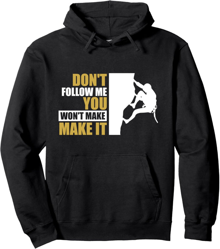 Cooles Vintage Climbing Bouldering Kletterer Fels Klettern Pullover Hoodie