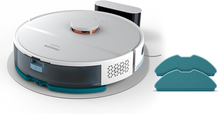 Philips Homerun Serie 2000: 2-in-1 Saug- und Wischroboter, 130 Minuten Laufzeit, Lasernavigation, Te