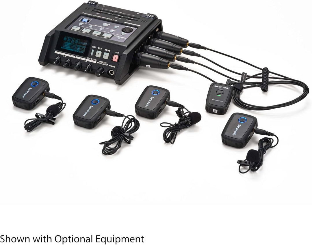 Saramonic Blink 500 T4 4 Personen Wireless Lavalier Mic System, 2,4 GHz, 100 m Reichweite, 4 Sender