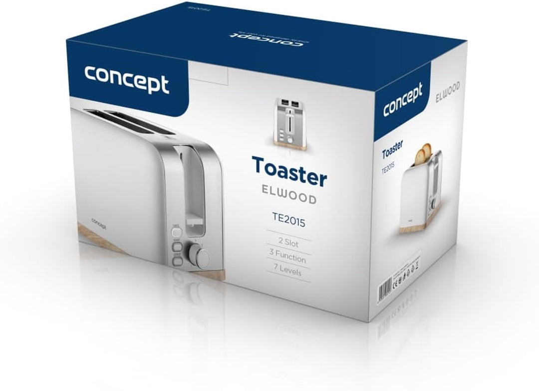 Concept TE2015 Toaster ELWOOD, weiss