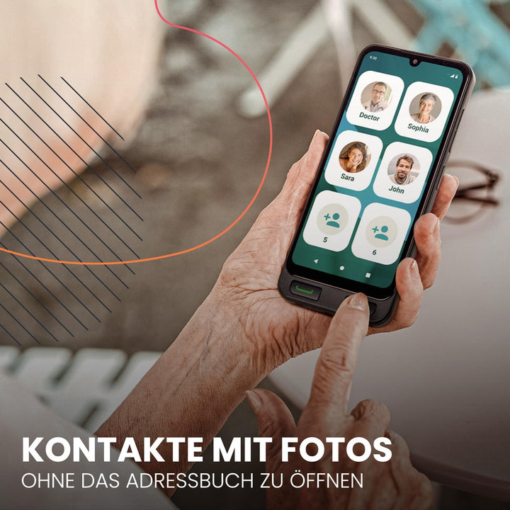 SPC Zeus 2 Pro - Smartphone für Senioren Kompatible mit App Fernverwaltung und -ortung | Easy-Mode,