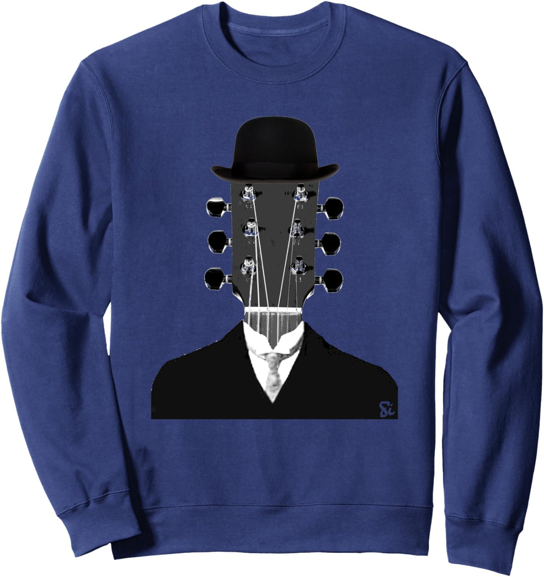 Surreal Gitarre Kopf Musik Sweatshirt