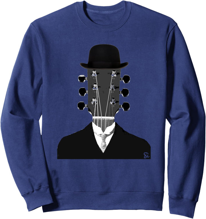 Surreal Gitarre Kopf Musik Sweatshirt