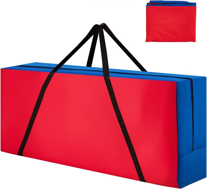 COSTWAY 4 gewinnen Spielaufbewahrungstasche, Tragetasche für Jumbo 4 Gewinnspiel-Tragetasche mit erg