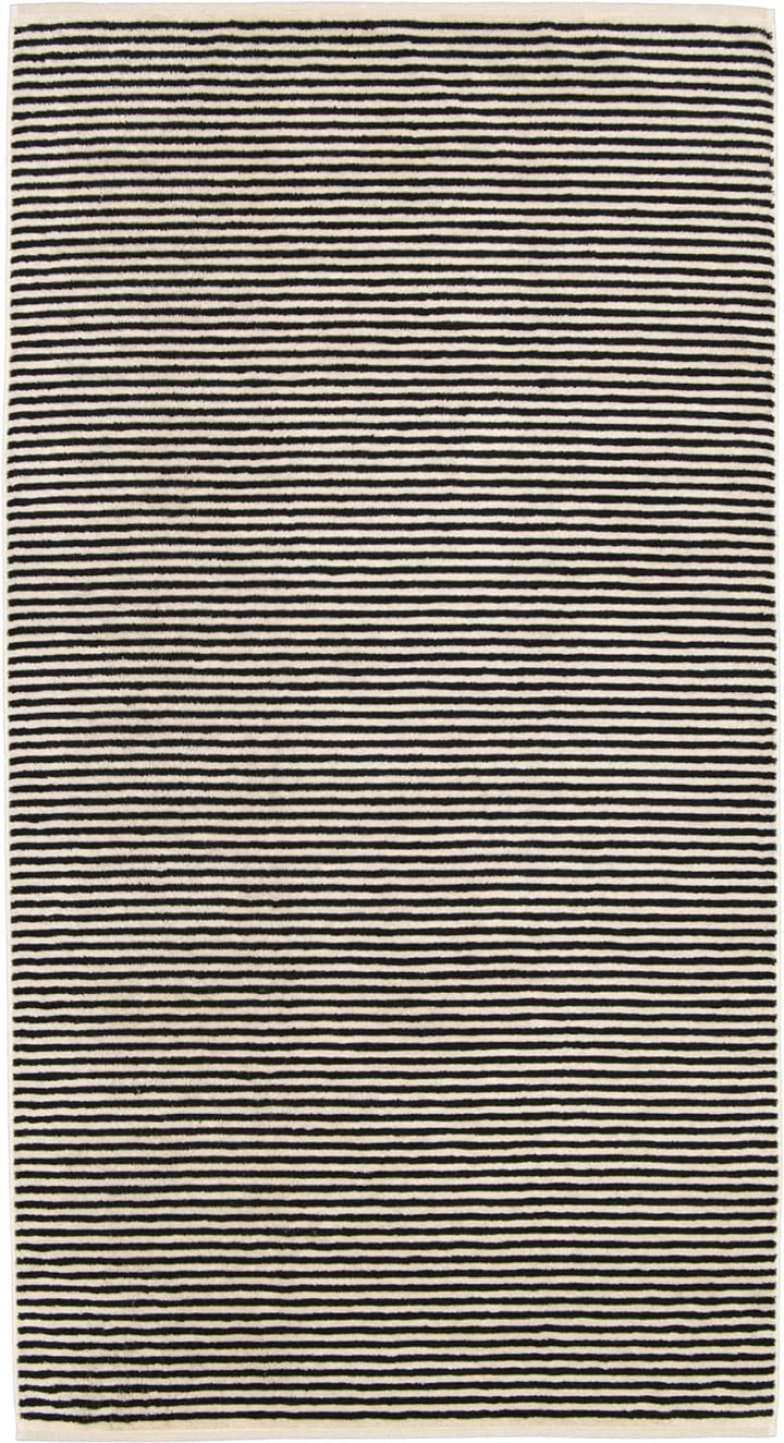 CAWÖ Home Handtücher Natural Streifen 6216 Natur-schwarz - 39 Duschtuch 80x150 cm, Duschtuch 80x150