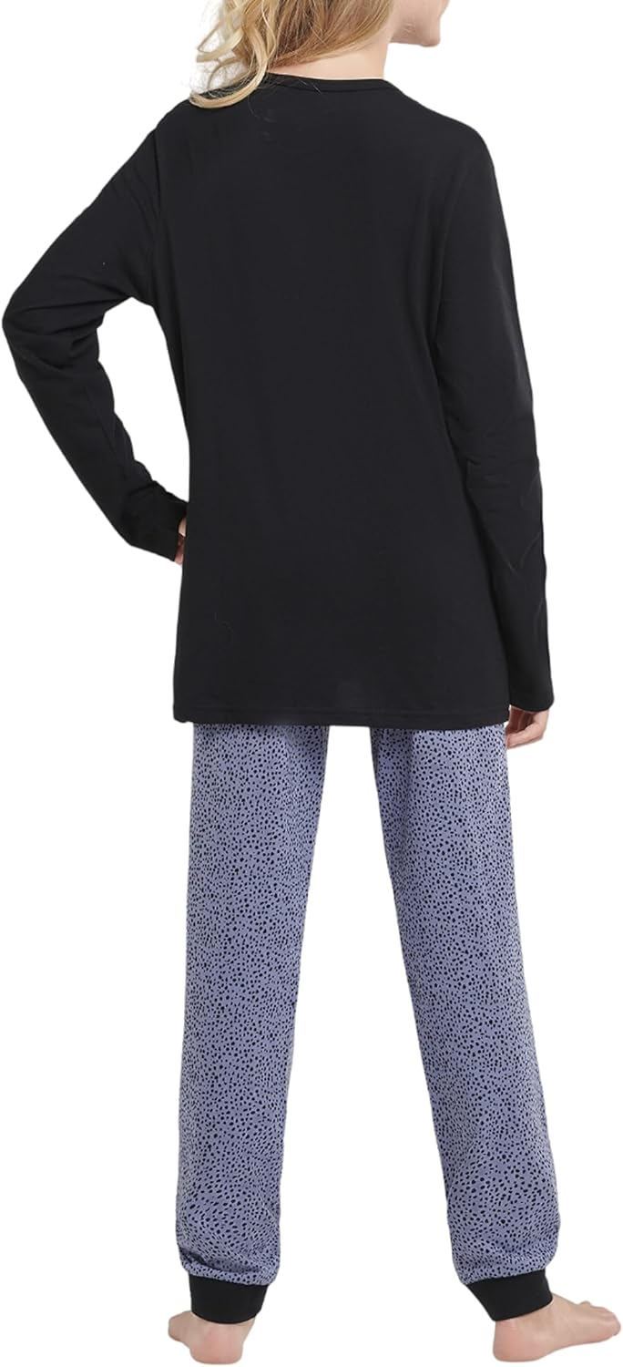 Schiesser Mädchen Schlafanzug Set Pyjama Lang - 100% Organic Bio Baumwolle - Grösse 140 Bis 176 Pyja