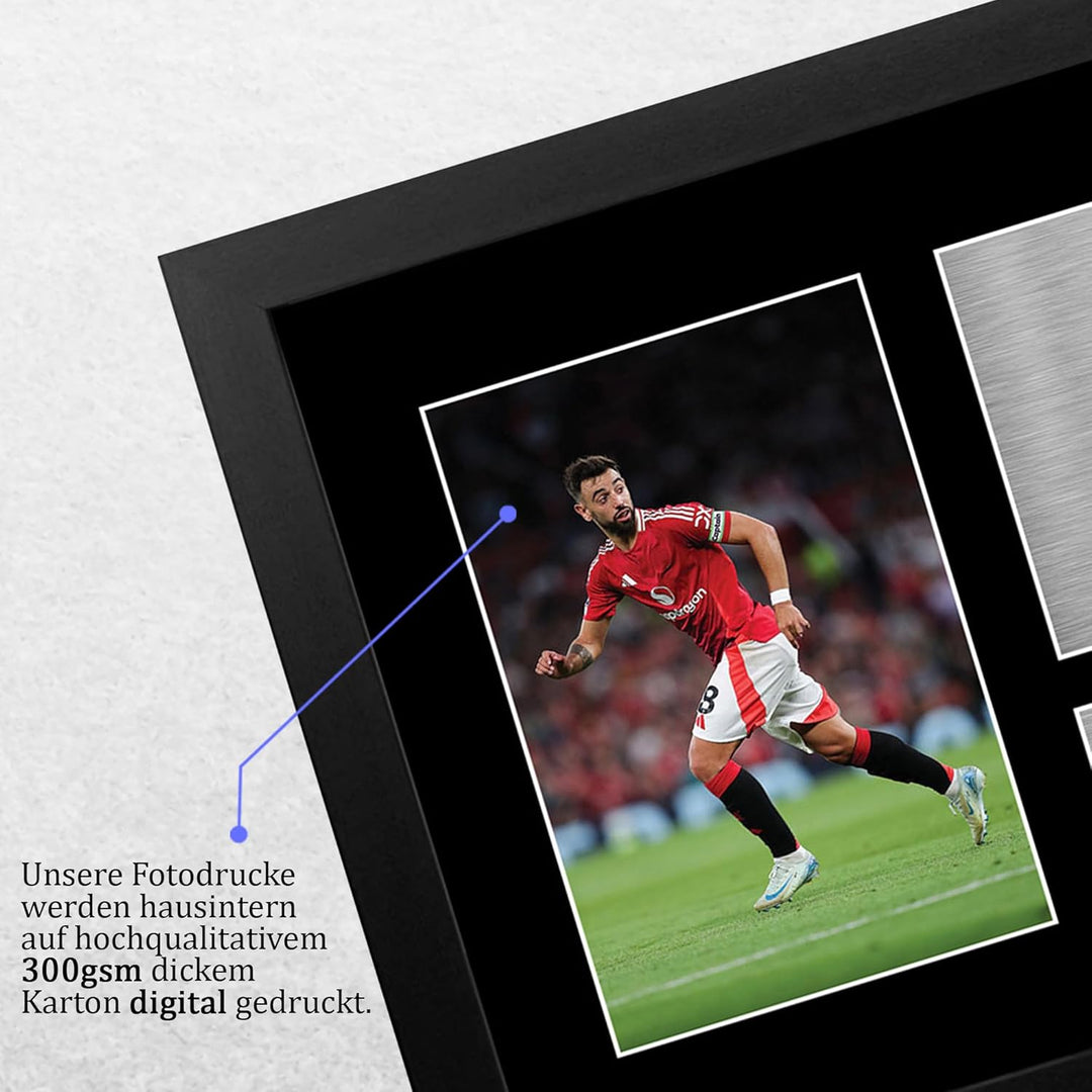 HWC Trading FR Bruno Fernandes Geschenke gedruckt Autogramm Bild für Fans und Unterstützer - A4 Eing