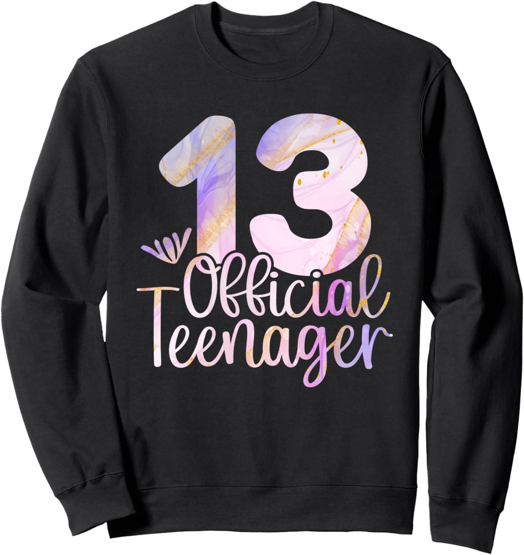 13. Geburtstag Mädchen 13 Jahre Teenager Geburtstags Sweatshirt